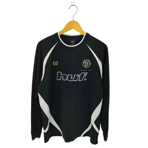 ハフ HUF LUX JERSEY LS CREW ロゴワッペン ロングスリーブTシャツ メンズ M