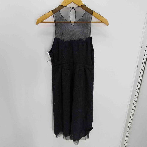 ヴィヴィアンタム VIVIENNE TAM DRESS フラワー刺繍 レースノースリーブワンピース レディース 1