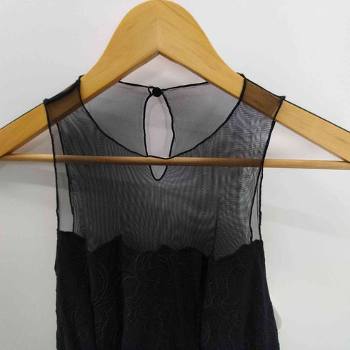 ヴィヴィアンタム VIVIENNE TAM DRESS フラワー刺繍 レースノースリーブワンピース レディース 1