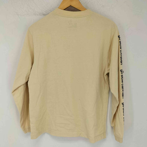 ゴースローキャラバン go slow caravan ホットサンド猫 プリント ロングスリーブTEE メンズ JPN:2