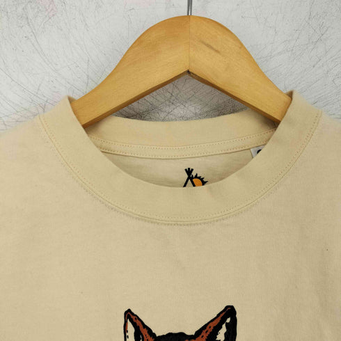 ゴースローキャラバン go slow caravan ホットサンド猫 プリント ロングスリーブTEE メンズ JPN:2