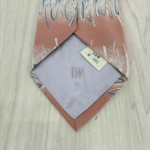 イッセイミヤケデザインスタジオ im ISSEY MIYAKE DESIGN STUDIO イラストデザインシルクネクタイ メンズ