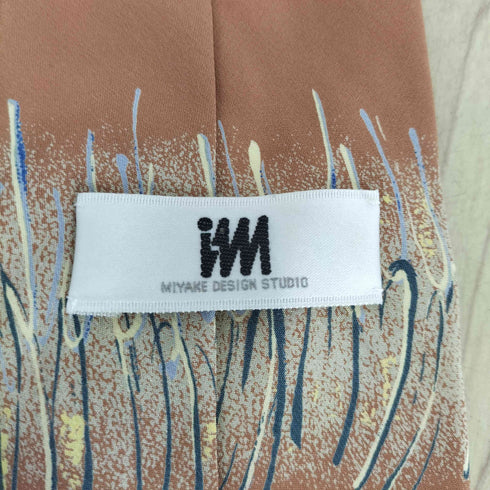 イッセイミヤケデザインスタジオ im ISSEY MIYAKE DESIGN STUDIO イラストデザインシルクネクタイ メンズ