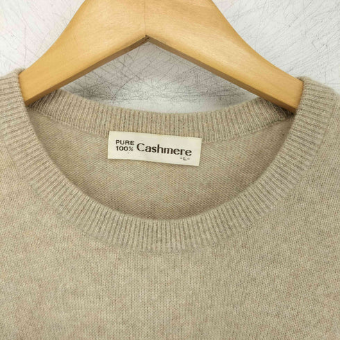 ピュア カシミヤ pure cashmere カシミヤ100 ロングスリーブニット レディース import:L