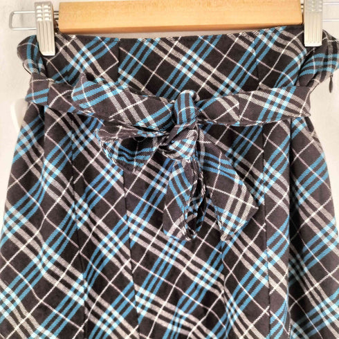 バーバリーブルーレーベル BURBERRY BLUE LABEL チェックプリーツミニスカート レディース 38