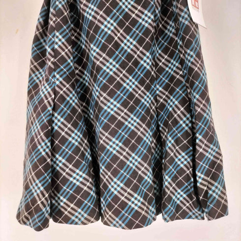 バーバリーブルーレーベル BURBERRY BLUE LABEL チェックプリーツミニスカート レディース 38