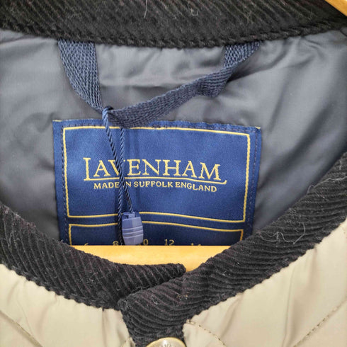 ラベンハム LAVENHAM Longline Crew Neck Gilet キルティングロングベスト ジレ コート レディース 10 / 38