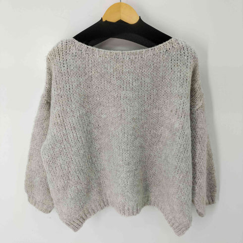 トリコジャンマルク TRICOTS JEAN MARC モヘア混 プルオーバーニット レディース