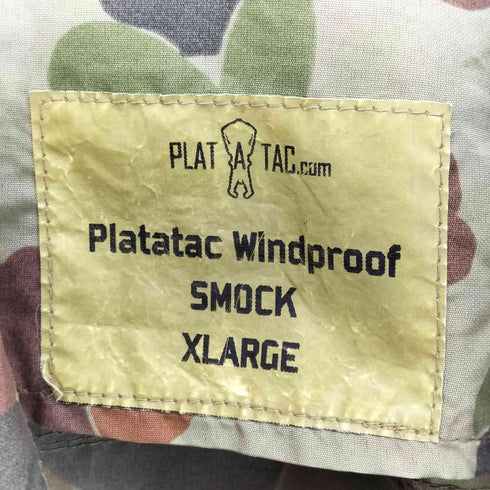 PLATATAC ダックハンターカモ WINDPROOF SMOCK ウインドプルーフ スモック メンズ import:XL