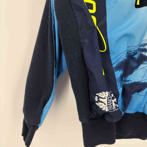 BIEMME 90S イタリア製 裏地フリース 企業ロゴ サイクリング ジャケット メンズ import:XL