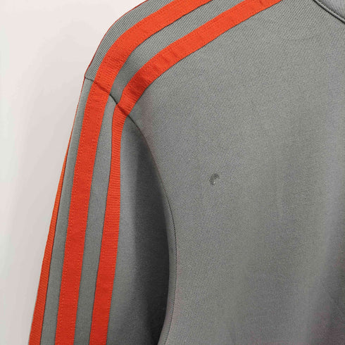 アディダスオリジナルス adidas Originals 00S トレフォイルロゴ スリーストライプ カスタム 刺繍 プルオーバー フーデッド トラック ジャケット メンズ