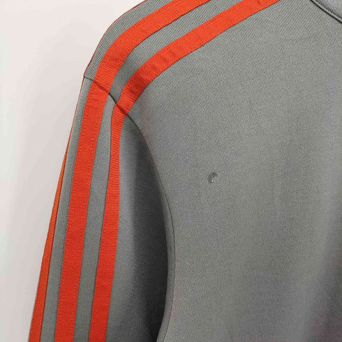 アディダスオリジナルス adidas Originals 00S トレフォイルロゴ スリーストライプ カスタム 刺繍 プルオーバー フーデッド トラック ジャケット メンズ