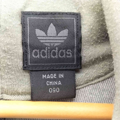 アディダスオリジナルス adidas Originals 00S トレフォイルロゴ スリーストライプ カスタム 刺繍 プルオーバー フーデッド トラック ジャケット メンズ