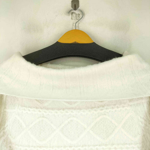 ダーリッチ Darich ヘアリーオフショルニットミニワンピース レディース FREE