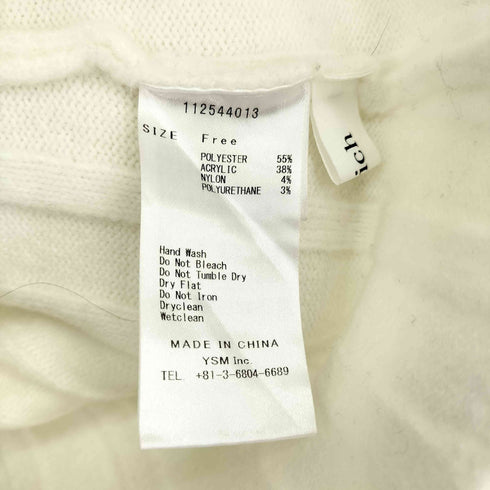 ダーリッチ Darich ヘアリーオフショルニットミニワンピース レディース FREE