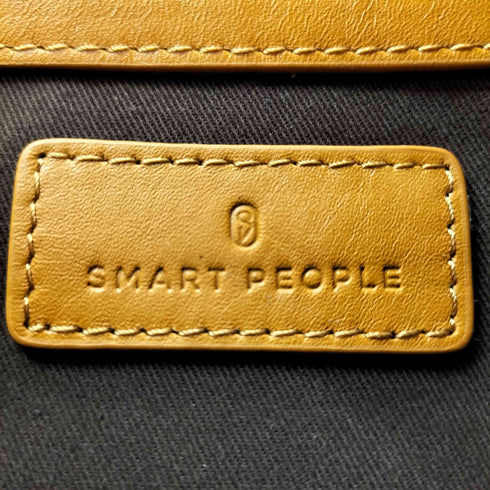 SMART PEOPLE ビジネスブリーフケース レザーハンドバッグ メンズ