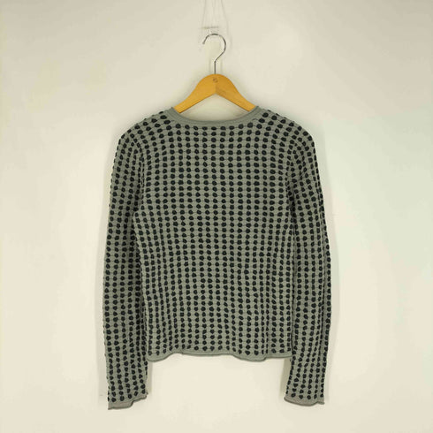アルマーニコレツィオーニ ARMANI COLLEZIONI ドット織り Vネックニット レディース EUR:46