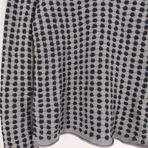 アルマーニコレツィオーニ ARMANI COLLEZIONI ドット織り Vネックニット レディース EUR:46