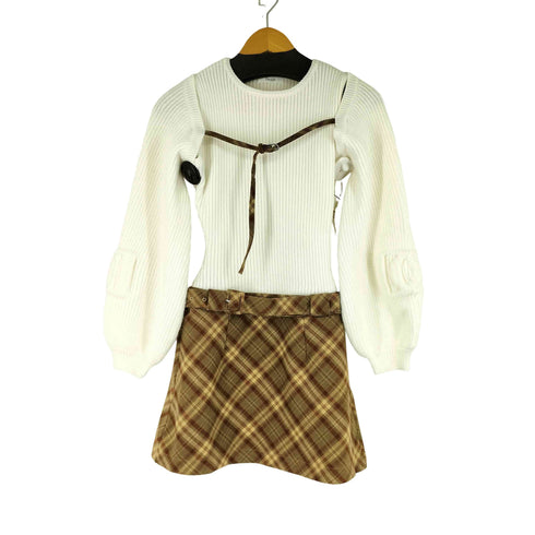 ダーリッチ Darich ドッキングミドルウエストニットミニワンピース レディース FREE