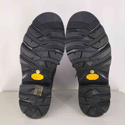 ジョルジオアルマーニ Giorgio Armani シボ革 レースアップブーツ メンズ EUR:40.5