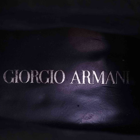 ジョルジオアルマーニ Giorgio Armani シボ革 レースアップブーツ メンズ EUR:40.5