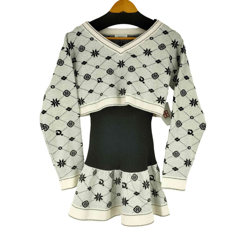 ダーリッチ Darich アンサンブルスノーロゴニットミニワンピース レディース FREE