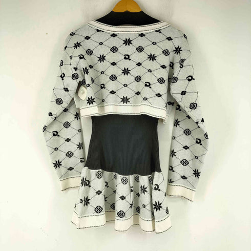 ダーリッチ Darich アンサンブルスノーロゴニットミニワンピース レディース FREE