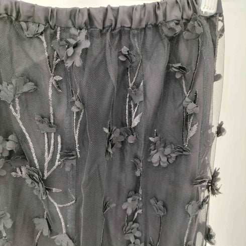 アメリ AMERI 3D FLOWER LAYERED SKIRT 3D フラワー レイヤード スカート レディース JPN:S