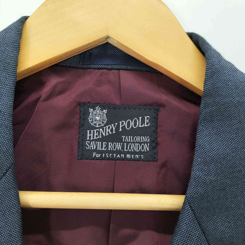 HENRY POOLE For ISETAN MEN'S 伊勢丹 1Bテーラードジャケット & タックスラックス セットアップ メンズ
