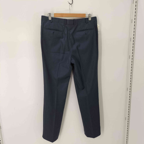 ロロピアーナ Loro Piana 麻布テーラー ELEGANZA ウールシルク ストライプ テーラードジャケット & ストライプ タックスラックス セットアップ メンズ JKT:50A/PANTS:88