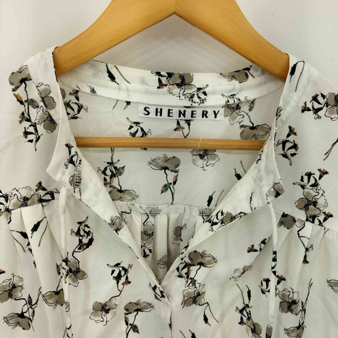 シーナリー SHENERY ドローストリング 花柄シャツ ブラウス レディース FREE