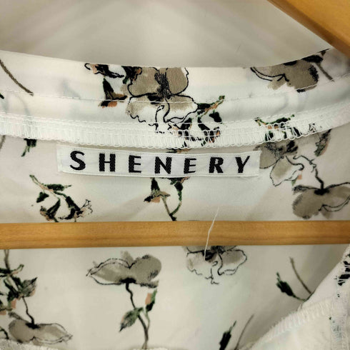 シーナリー SHENERY ドローストリング 花柄シャツ ブラウス レディース FREE