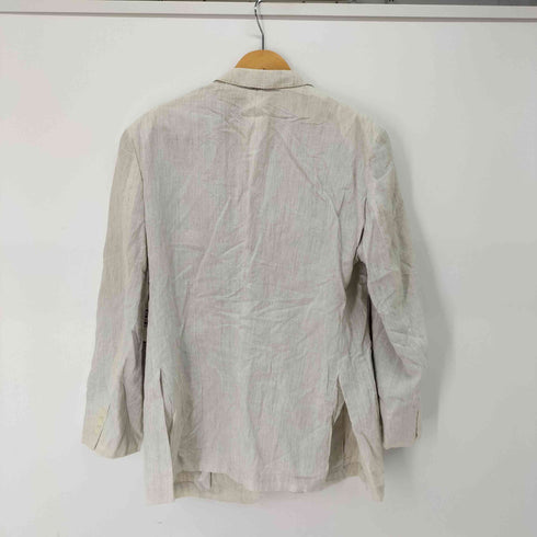 LONNER リネンコットン シワ加工 テーラードジャケット メンズ 98 AB6