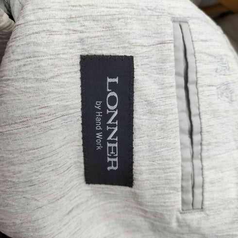 LONNER リネンコットン シワ加工 テーラードジャケット メンズ 98 AB6