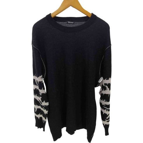 アンダーカバーイズム UNDERCOVERISM 21AW Thorns Jacquard Crew Neck Knit イバラ 鉄格子 ジャガード クルーネック ニット セーター メンズ JPN:4