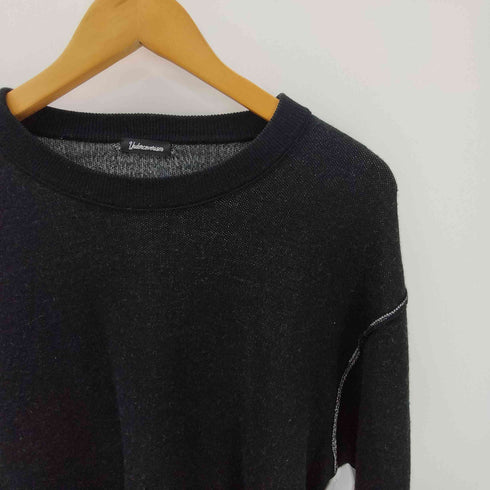 アンダーカバーイズム UNDERCOVERISM 21AW Thorns Jacquard Crew Neck Knit イバラ 鉄格子 ジャガード クルーネック ニット セーター メンズ JPN:4
