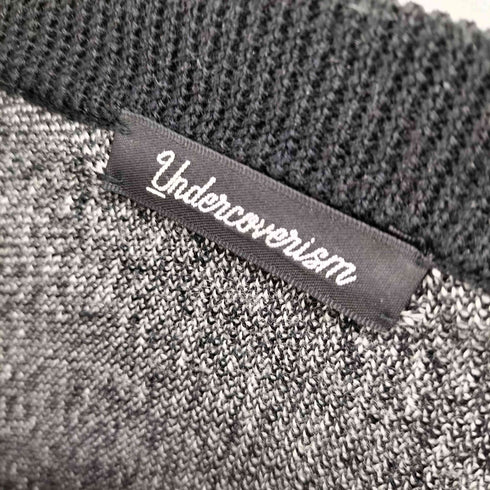 アンダーカバーイズム UNDERCOVERISM 21AW Thorns Jacquard Crew Neck Knit イバラ 鉄格子 ジャガード クルーネック ニット セーター メンズ JPN:4