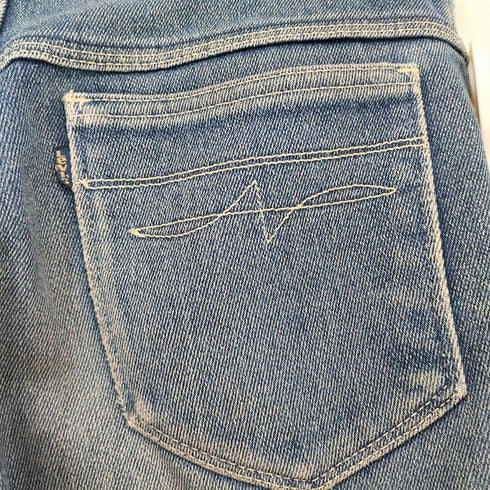 リーバイス Levis 80s Blue Tab ボタン裏J22 522 ジップフライデニムパンツ メンズ W33L34