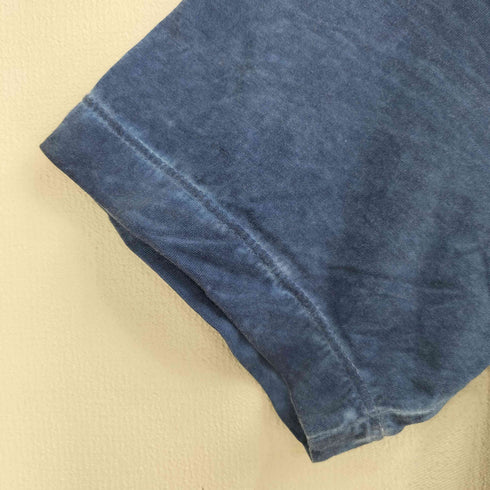 ディーゼル DIESEL ウォッシュ加工ブルーTシャツ メンズ import:S