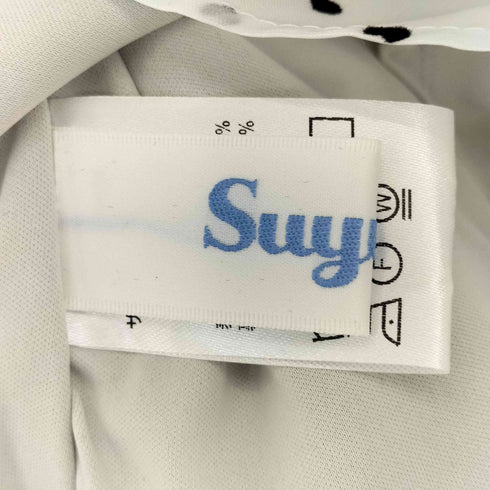 SUYUNN ハート釦ボウタイリボン付きハートフロッキーブラウス レディース JPN:M