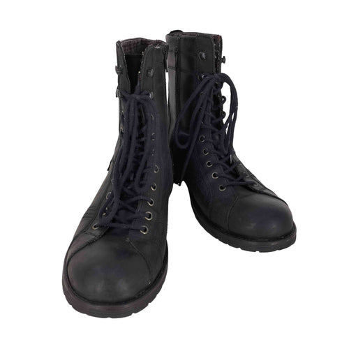 ステフノロッシ STEFANO ROSSI レースアップ サイドジップ コンバットブーツ メンズ JPN:42
