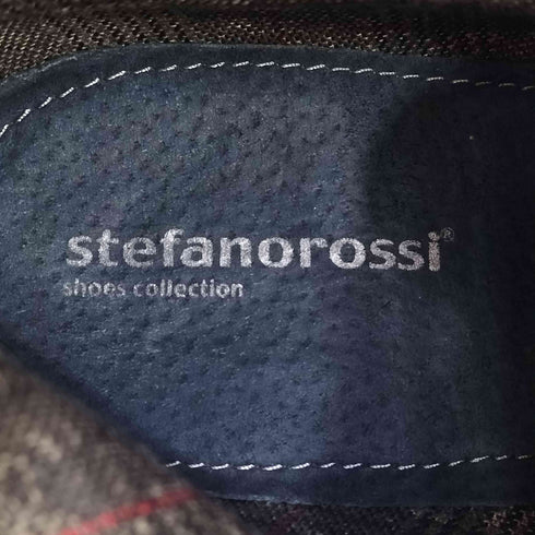 ステフノロッシ STEFANO ROSSI レースアップ サイドジップ コンバットブーツ メンズ JPN:42