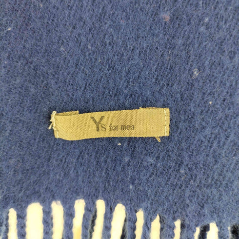 ワイズフォーメン Ys for men 80S ウールフリンジマフラー メンズ