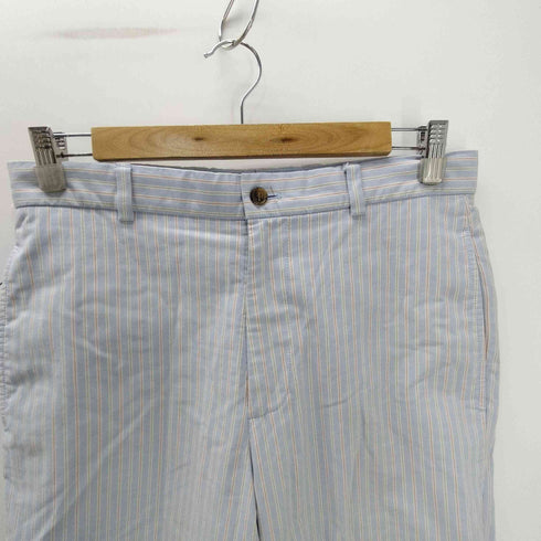 ブルックスブラザーズ BROOKS BROTHERS PARKER ノータック マルチストライプ トラウザー スラックス パンツ メンズ W31