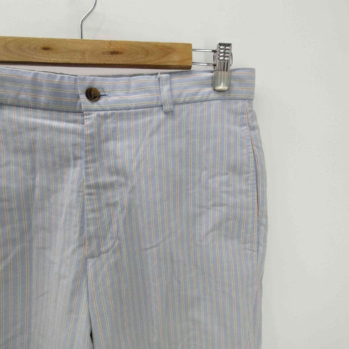 ブルックスブラザーズ BROOKS BROTHERS PARKER ノータック マルチストライプ トラウザー スラックス パンツ メンズ W31