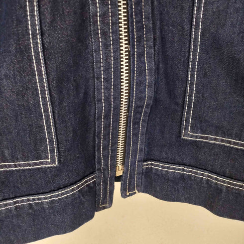 GURO FUNK USA製 フロント刺繍デニムフードジャケット メンズ ONE SIZE