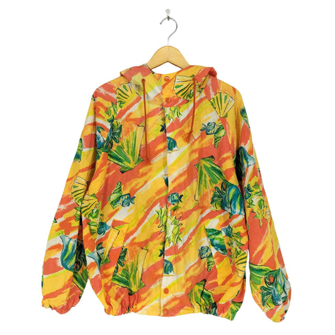 オニール ONEILL 総柄ラグランナイロンジャケット メンズ L