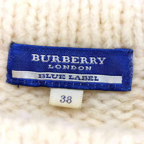 バーバリーロンドン BURBERRY LONDON フロントプリント ニットベスト レディース EUR:38