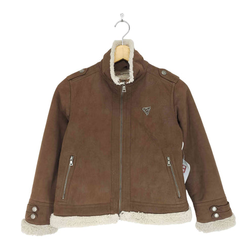 ゲスジーンズ GUESS JEANS フェイクムートンジャケット レディース S