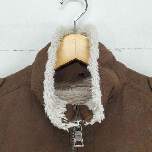 ゲスジーンズ GUESS JEANS フェイクムートンジャケット レディース S